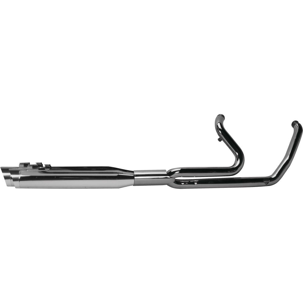 Two Brothers Racing 2-Into-1 Chrome Full System Comp-S with Ghost Pipe 005-46402-PS