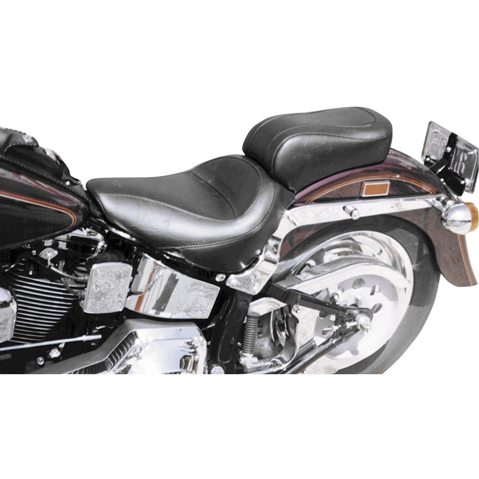 Harley-Davidson FLSTFI Softail Fat Boy 2001-2006 Vintage Seat One Piece Mustang