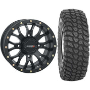 Set of 2 Mounted Wheel and Tire Kit Wheel: 14x7 5+2 4/137 Tire: 30x10-14 8 Ply