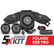 SSV Works Phase X 5-Speaker Plug-And-Play System For Polaris RZR Pro XP 2020-2022