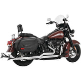 Sistema de escape doble auténtico Freedom Performance Sharktail Signature de 36" cromado - HD00769