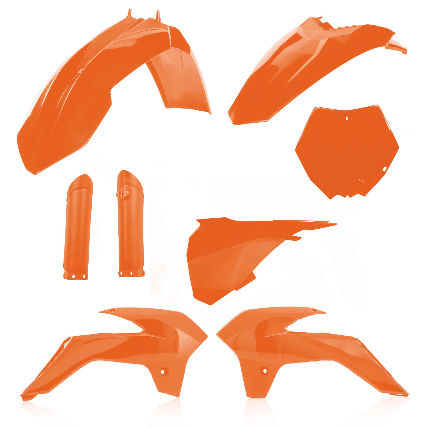 Acerbis Flo Orange Full Plastic Kit for KTM - 2314344617