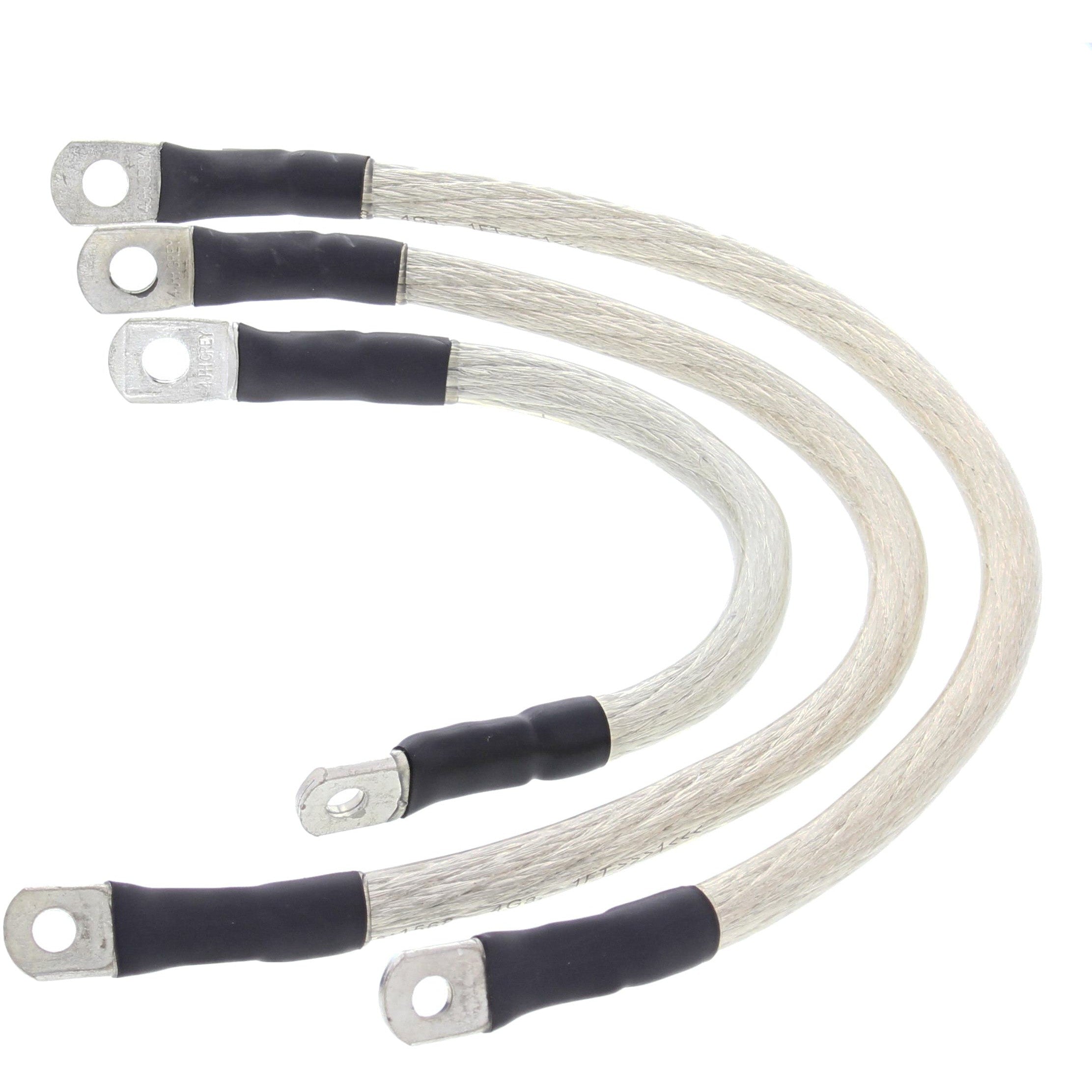 All Balls Clear Hi-Performance 4 Gauge Battery Cable Set 79-3013