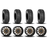 System 3 ST-5 Aluminum Bronze/Matte Black 15" Wheels And XT400 Tires [30x10R-15]