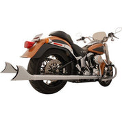 Freedom Performance Sharktail Duals Exhaust System Chrome HD00452
