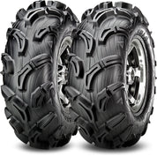 Set of 2 Maxxis Zilla Rear ATV UTV Tires AT27X12-14 6Ply