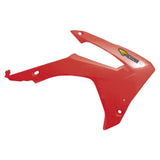 Cubierta de radiador de admisión Cycra Powerflow, roja - 1CYC-1887-33