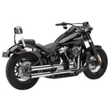 Cobra 3" Slip-On Muffler with Race Pro Tips Chrome - 6057