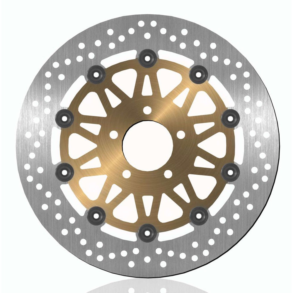 BikeMaster Brake Rotor For Kawasaki Z1000 2003-2006 Contour Front Silver