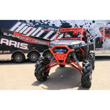 Kit de elevación grande High Lifter de 8" naranja con ejes DHT XL para modelos Polaris HDPLK-DXL-RZR1-2-O