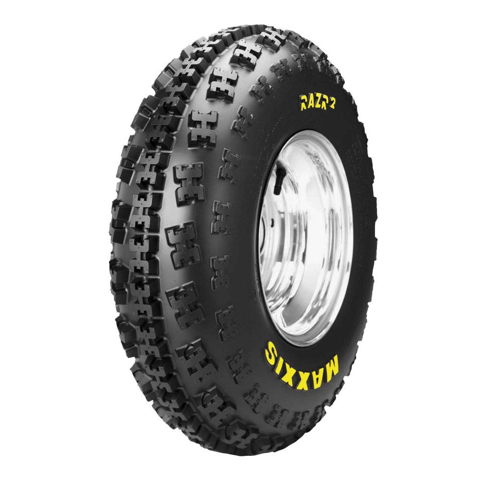 Pair of Maxxis RAZR 2 Bias (6 Ply) ATV Tires 22x7-10 (2)