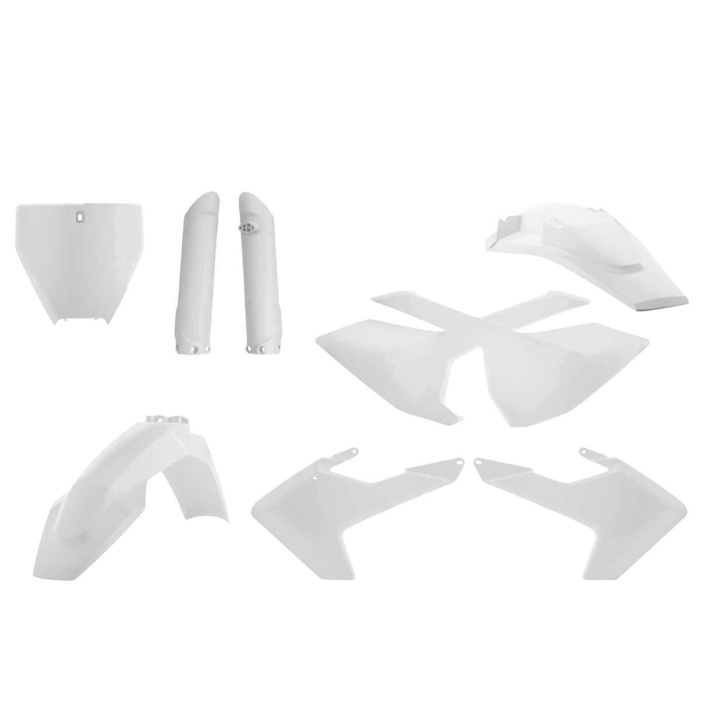 Acerbis White Full Plastic Kit for Husqvarna - 2462600002