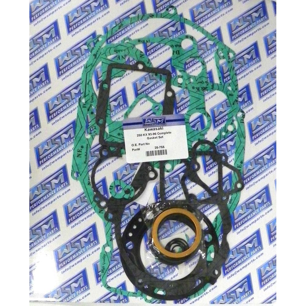 WSM Complete Gasket Kit For Kawasaki 250 KX 93-96 25-755