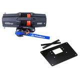 Viper V2 ATV Winch Kit 3500 lb Standard Spool With 40 Feet Orange Synthetic Rope With Mount For Arctic Cat Models 2002-2005