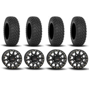 System 3 SB-3 Beadlock Matte Black 15" Wheels And RT320 Tires [32x10R-15]