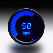 Intellitronix Speedometer Bargraph Memory Programmable Black Bezel - Blue