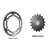 SUNSTAR Front and Rear Steel Sprocket Kit for OFFROAD KAWASAKI KX500E 1989-2004