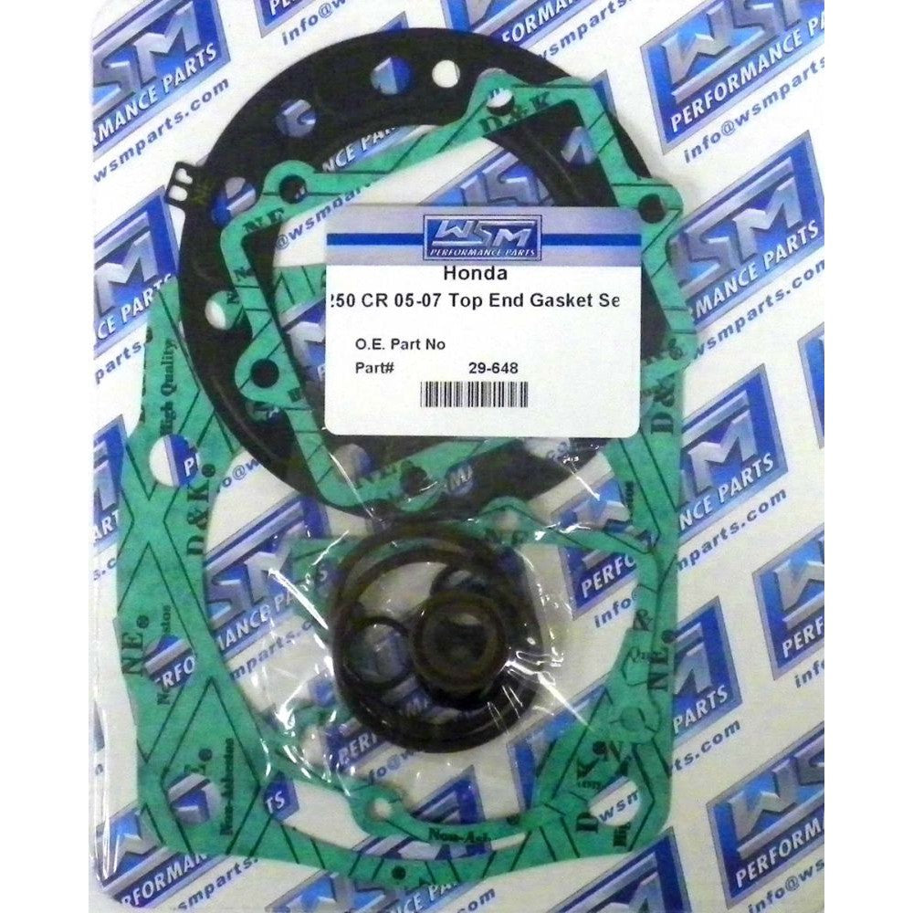 WSM Top End Gasket Kit For Honda 250 CR 05-07 29-648