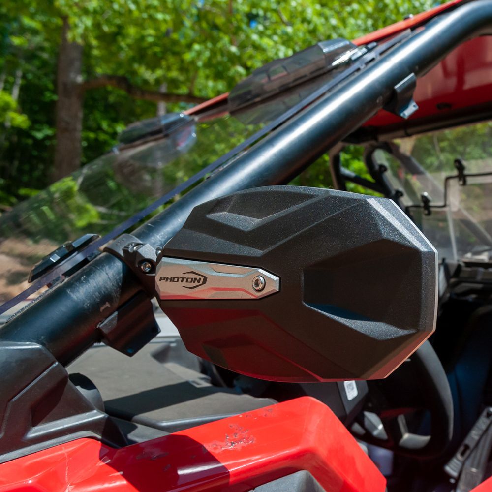 Seizmik Photon Side View Mirrors with Cast Aluminum Body & Bezel 56-18108