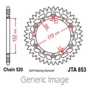 Front Steel Sprocket & Aluminum Rear Sprocket Kit YAMAHA YFZ350 Banshee 89-06