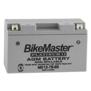 BikeMaster AGM 12V Platinum Battery For Suzuki DR-Z400S 2000-2017 Grey