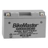 BikeMaster AGM 12V Platinum Battery For Suzuki DR-Z400S 2000-2017 Grey