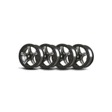 Juego de 4 ruedas Shurikene Bullite de 15 x 7,0, color bronce/negro, 5/114,3, 5+2