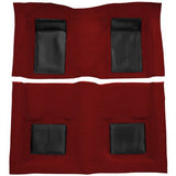 ACC Replacement Carpet Kit For 1969 Ford Mustang Mach I with 4 Black Inserts Fastback - CHOOSE COLOR