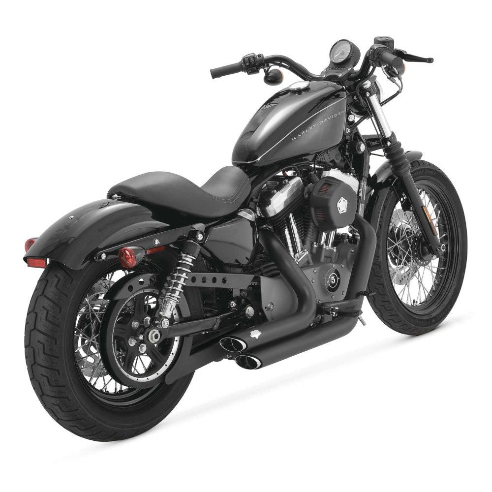 Vance And Hines Shortshots Staggered Black With Fuelpak FP3