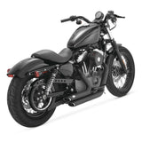Vance And Hines Shortshots Staggered Black With Fuelpak FP3