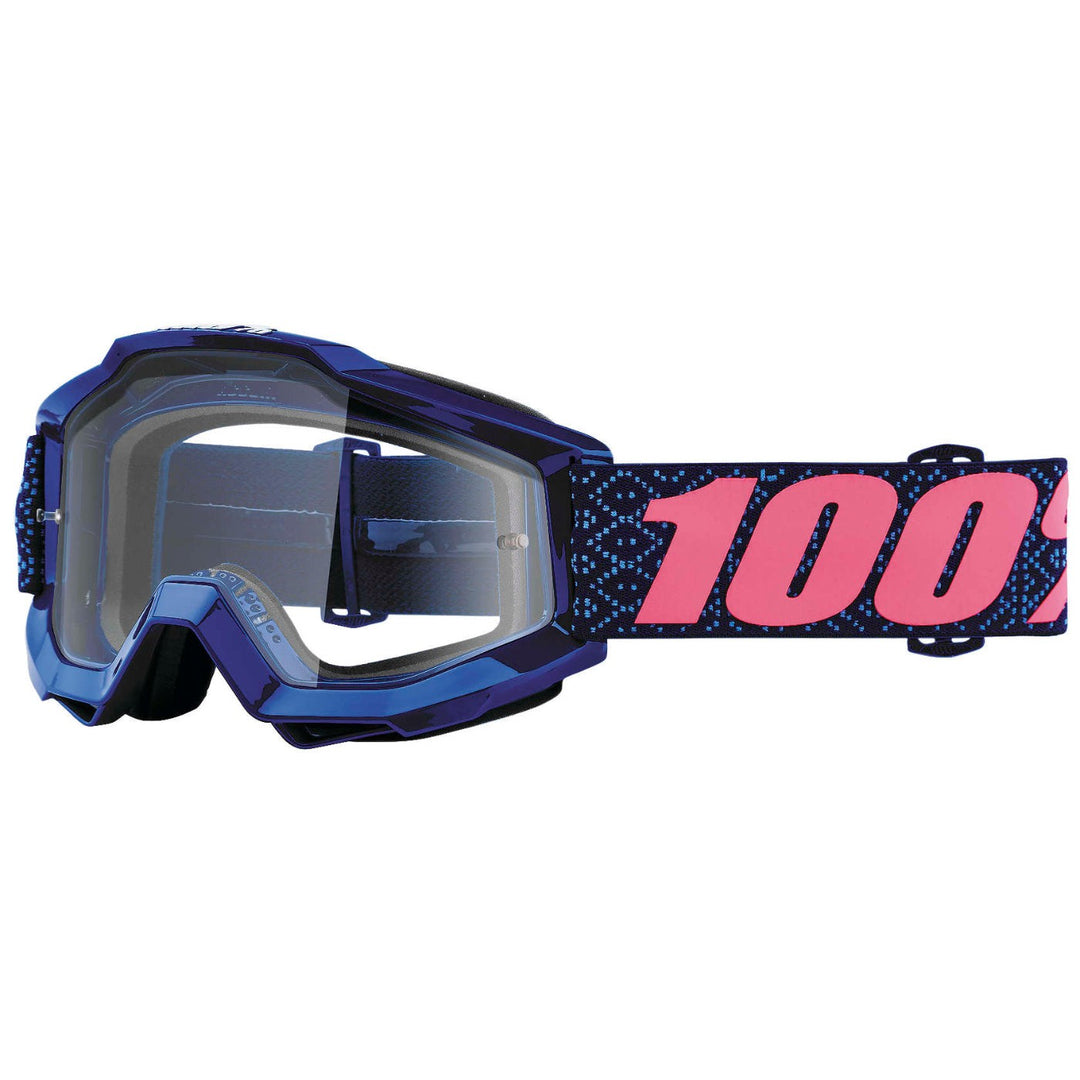 100% Gen1 Accuri Goggles Futura Pink with Clear Lens - 50200-249-02