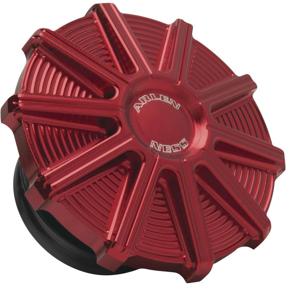 Arlen Ness 10-Gauge Red Vented Gas Cap 701-006