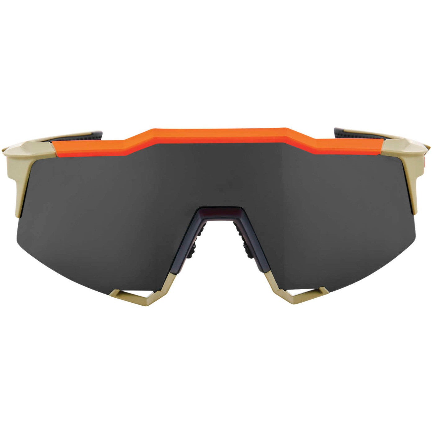 100% Speedcraft Sunglasses Soft Tact Quicksand with Smoke Lens - 61001-104-57
