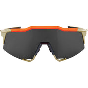 100% Speedcraft Sunglasses Soft Tact Quicksand with Smoke Lens - 61001-104-57