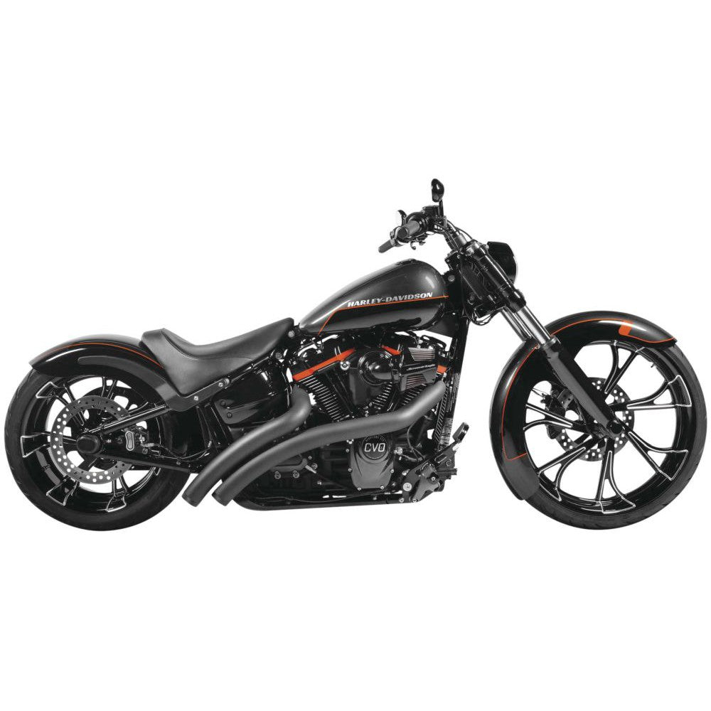 Freedom Performance Radical Radius Crossover Exhaust with Star Tips Black - HD01193