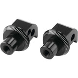 Puig Adventure Footpeg Adaptors Black Rear - 6357N