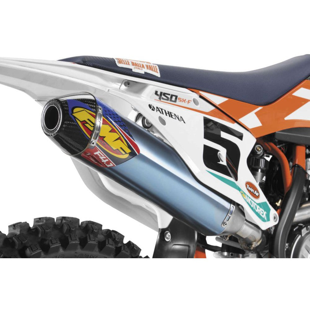 FMF Racing - 045588 - Factory 4.1 RCT Full System with MegaBomb Header TI/TI/CF