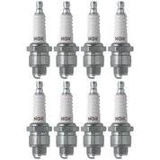 Set of 8 NGK Standard Spark Plugs for Kawasaki MB1 1970-1969 Engine 50cc