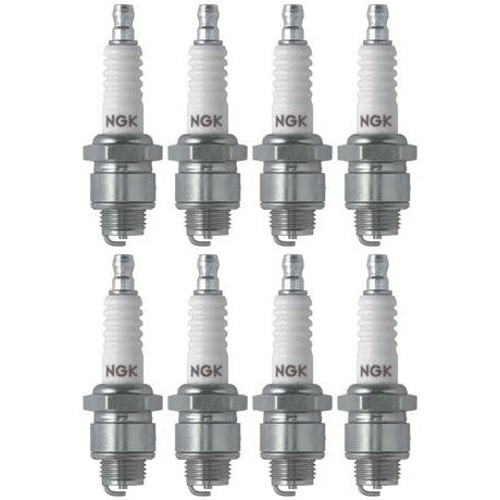 Set of 8 NGK Standard Spark Plugs for Kawasaki MB1 1970-1969 Engine 50cc