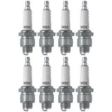 Set of 8 NGK Standard Spark Plugs for Kawasaki MB1 1970-1969 Engine 50cc