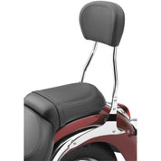 Cobra Round Sissy Bar with Pad 17" Chrome - 02-7745