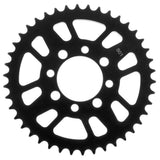 Piñón trasero de acero BikeMaster para Kawasaki AR50 1981-1998, color negro