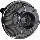 Harley FXSB Softail Breakout 13-14Beveled Inverted Air Cleaner Black Arlen Ness