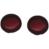 Lentes Kuryakyn para intermitentes tipo bala en color rojo