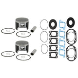 2 SPI Pistons, Full Gasket Kit Ski-Doo 440 MXZ Fan Touring .020 Over 68mm