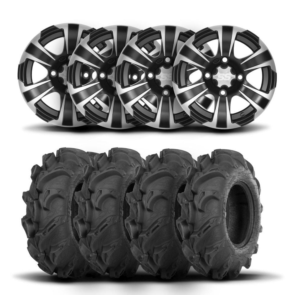 ITP SS312 12" Wheels And Mega Mayhem Tires [27x9-12]