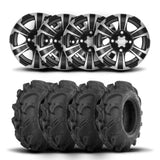 ITP SS312 12" Wheels And Mega Mayhem Tires [27x9-12]