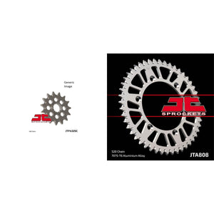 Front Steel and Rear Aluminum Sprocket Kit for OffRoad SUZUKI RM250 2001-2003