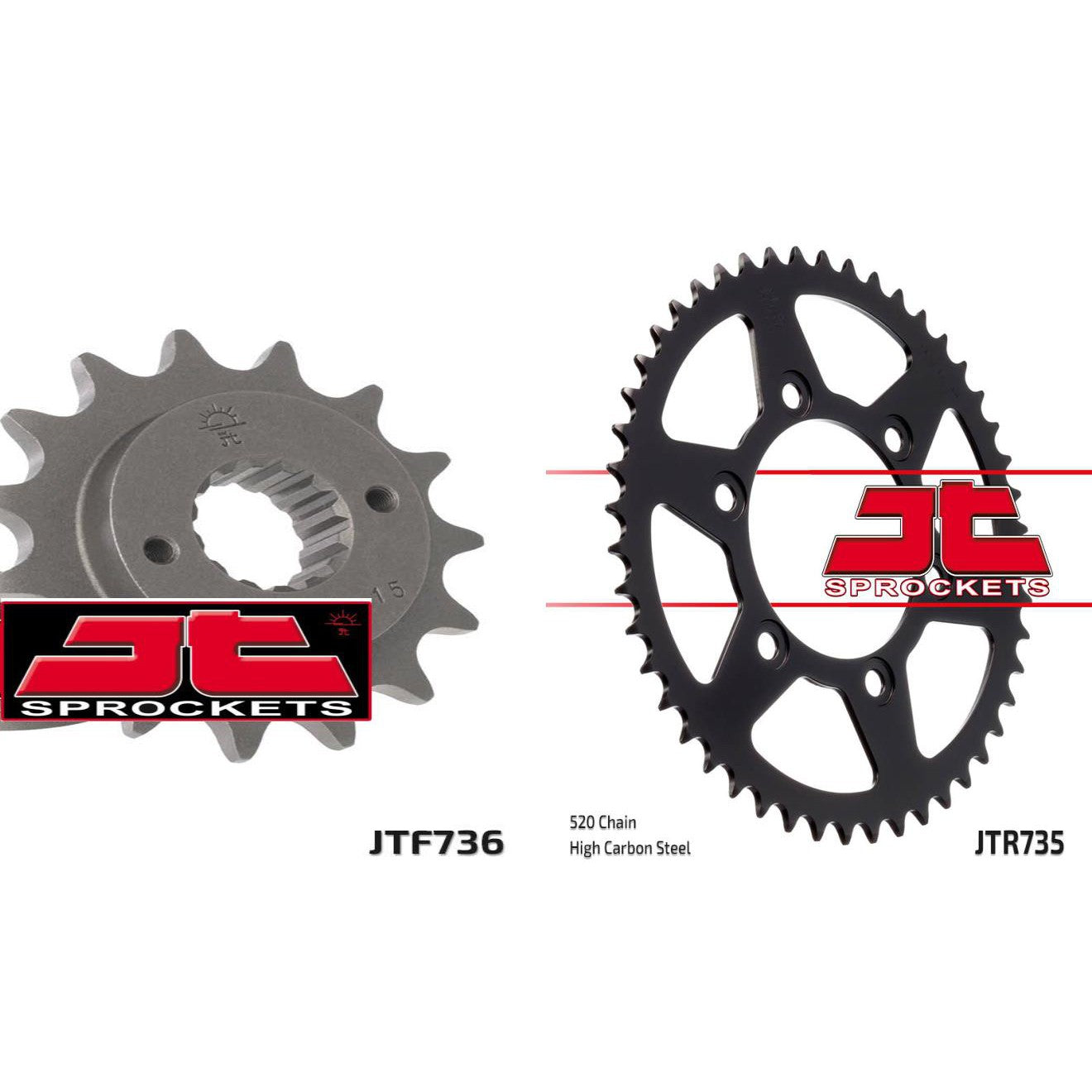 Front & Rear Sprocket Kit for DUCATI 695 Monster 07-08 JT Sprockets