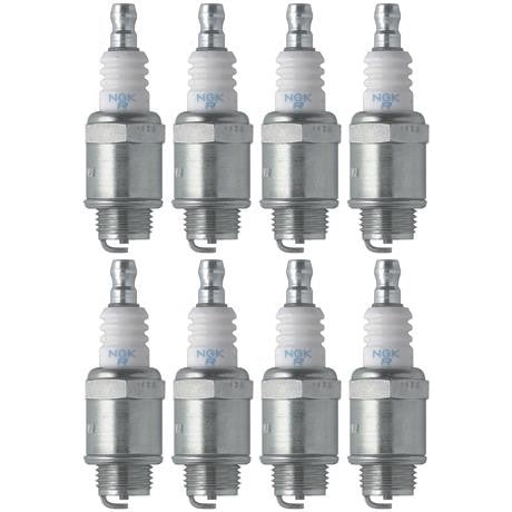 Set of 8 NGK Standard Spark Plugs for Kawasaki MULE 2500 2005-1993 Engine 620cc